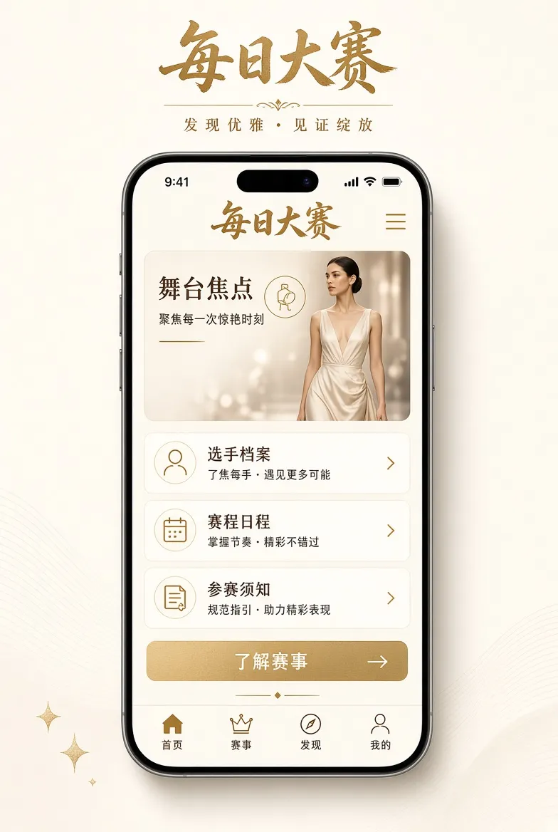 每日大赛APP界面视觉